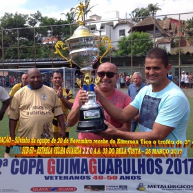 2ª COPA GUIMAGUARULHOS DE VETERANOS 2017 - 40 e 50 ANOS - VASCO CAMPEÃO DO 40 E ESTRELA CAMPEÃO DO 50 