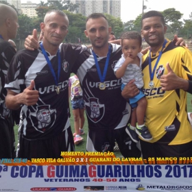 2ª COPA GUIMAGUARULHOS DE VETERANOS 2017 - 40 e 50 ANOS - VASCO CAMPEÃO DO 40 E ESTRELA CAMPEÃO DO 50 