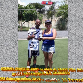 2ª COPA GUIMAGUARULHOS DE VETERANOS 2017 - 40 e 50 ANOS - VASCO CAMPEÃO DO 40 E ESTRELA CAMPEÃO DO 50 