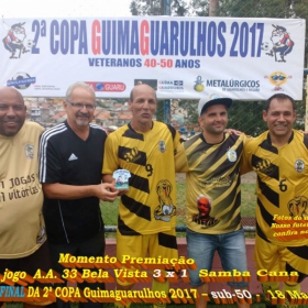 2ª COPA GUIMAGUARULHOS DE VETERANOS 2017 - 40 e 50 ANOS - VASCO CAMPEÃO DO 40 E ESTRELA CAMPEÃO DO 50 