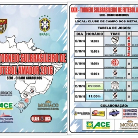 29º CAMPEONATO SULBRASILEIRO DE FUTEBOL AMADOR