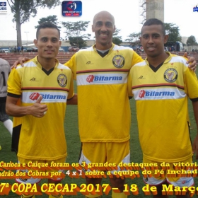  17ª COPA CECAP -  TIRADENTES É O GRANDE CAMPEÃO 