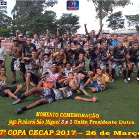  17ª COPA CECAP -  TIRADENTES É O GRANDE CAMPEÃO 