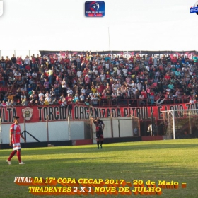  17ª COPA CECAP -  TIRADENTES É O GRANDE CAMPEÃO 