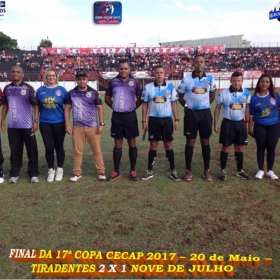  17ª COPA CECAP -  TIRADENTES É O GRANDE CAMPEÃO 