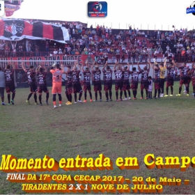  17ª COPA CECAP -  TIRADENTES É O GRANDE CAMPEÃO 