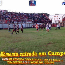  17ª COPA CECAP -  TIRADENTES É O GRANDE CAMPEÃO 