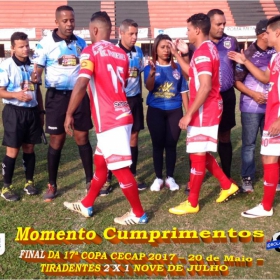  17ª COPA CECAP -  TIRADENTES É O GRANDE CAMPEÃO 