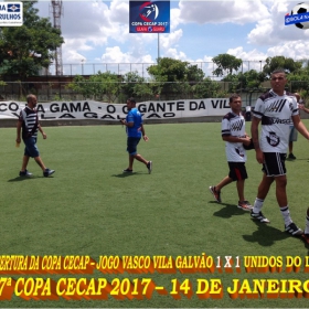  17ª COPA CECAP -  TIRADENTES É O GRANDE CAMPEÃO 