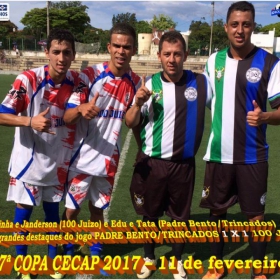  17ª COPA CECAP -  TIRADENTES É O GRANDE CAMPEÃO 