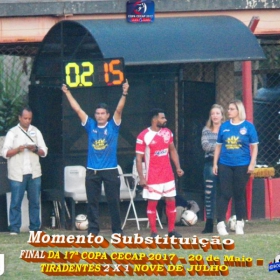  17ª COPA CECAP -  TIRADENTES É O GRANDE CAMPEÃO 