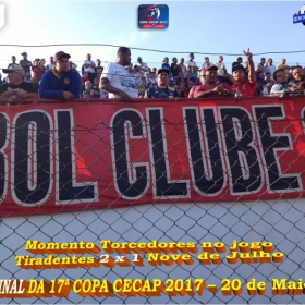  17ª COPA CECAP -  TIRADENTES É O GRANDE CAMPEÃO 