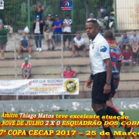  17ª COPA CECAP -  TIRADENTES É O GRANDE CAMPEÃO 