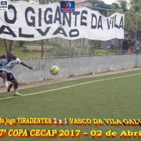  17ª COPA CECAP -  TIRADENTES É O GRANDE CAMPEÃO 