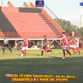  17ª COPA CECAP -  TIRADENTES É O GRANDE CAMPEÃO 