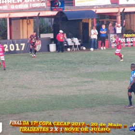  17ª COPA CECAP -  TIRADENTES É O GRANDE CAMPEÃO 