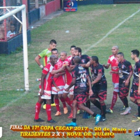  17ª COPA CECAP -  TIRADENTES É O GRANDE CAMPEÃO 