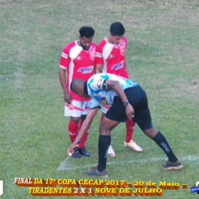  17ª COPA CECAP -  TIRADENTES É O GRANDE CAMPEÃO 