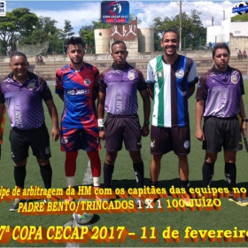  17ª COPA CECAP -  TIRADENTES É O GRANDE CAMPEÃO 