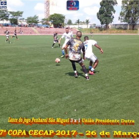  17ª COPA CECAP -  TIRADENTES É O GRANDE CAMPEÃO 