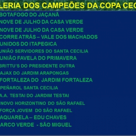  17ª COPA CECAP -  TIRADENTES É O GRANDE CAMPEÃO 