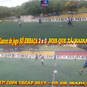  17ª COPA CECAP -  TIRADENTES É O GRANDE CAMPEÃO 