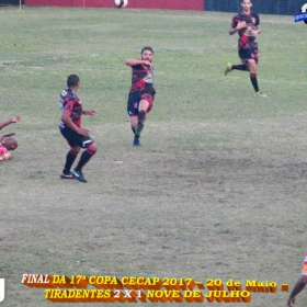  17ª COPA CECAP -  TIRADENTES É O GRANDE CAMPEÃO 