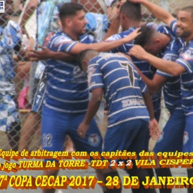  17ª COPA CECAP -  TIRADENTES É O GRANDE CAMPEÃO 