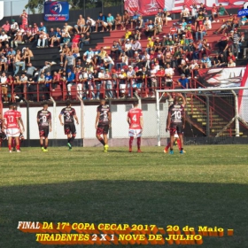  17ª COPA CECAP -  TIRADENTES É O GRANDE CAMPEÃO 