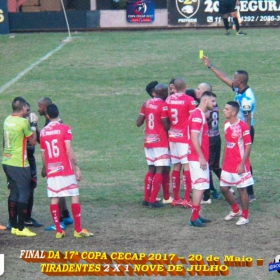  17ª COPA CECAP -  TIRADENTES É O GRANDE CAMPEÃO 