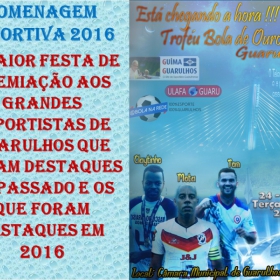 A MAIOR FESTA DE PREMIAÇÃO ESPORTIVA DE GUARULHOS