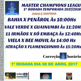 CHAMPIONS LEAGUE MASTER 2017 - GUARANI DO LAVRAS É O GRANDE CAMPEÃO