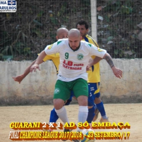 CHAMPIONS LEAGUE MASTER 2017 - GUARANI DO LAVRAS É O GRANDE CAMPEÃO