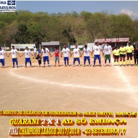 CHAMPIONS LEAGUE MASTER 2017 - GUARANI DO LAVRAS É O GRANDE CAMPEÃO