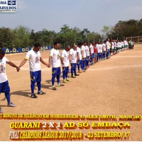 CHAMPIONS LEAGUE MASTER 2017 - GUARANI DO LAVRAS É O GRANDE CAMPEÃO