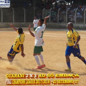 CHAMPIONS LEAGUE MASTER 2017 - GUARANI DO LAVRAS É O GRANDE CAMPEÃO