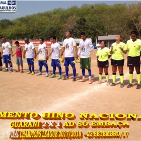 CHAMPIONS LEAGUE MASTER 2017 - GUARANI DO LAVRAS É O GRANDE CAMPEÃO