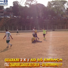 CHAMPIONS LEAGUE MASTER 2017 - GUARANI DO LAVRAS É O GRANDE CAMPEÃO