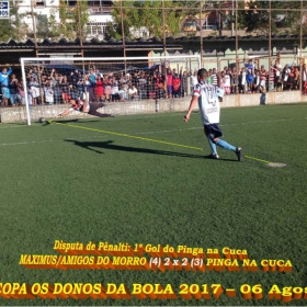 4ª COPA OS DONOS DA BOLA 2017 - CORRE ATRÁS E O GRANDE CAMPEÃO 