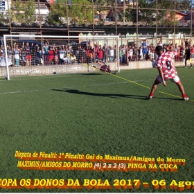 4ª COPA OS DONOS DA BOLA 2017 - CORRE ATRÁS E O GRANDE CAMPEÃO 