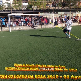 4ª COPA OS DONOS DA BOLA 2017 - CORRE ATRÁS E O GRANDE CAMPEÃO 