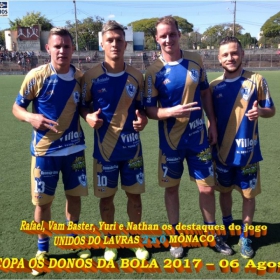 4ª COPA OS DONOS DA BOLA 2017 - CORRE ATRÁS E O GRANDE CAMPEÃO 