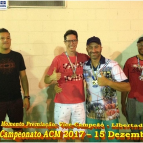 4º CAMPEONATO DE FUTSAL DA ACM - 2017 - ATLÉTICO NACIONAL - CAMPEÃO