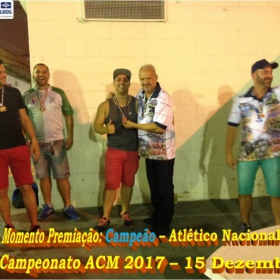 4º CAMPEONATO DE FUTSAL DA ACM - 2017 - ATLÉTICO NACIONAL - CAMPEÃO