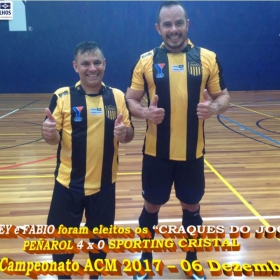 4º CAMPEONATO DE FUTSAL DA ACM - 2017 - ATLÉTICO NACIONAL - CAMPEÃO