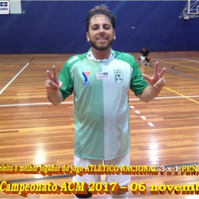 4º CAMPEONATO DE FUTSAL DA ACM - 2017 - ATLÉTICO NACIONAL - CAMPEÃO