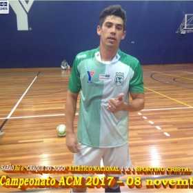 4º CAMPEONATO DE FUTSAL DA ACM - 2017 - ATLÉTICO NACIONAL - CAMPEÃO