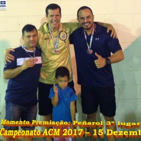 4º CAMPEONATO DE FUTSAL DA ACM - 2017 - ATLÉTICO NACIONAL - CAMPEÃO