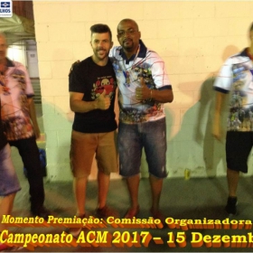 4º CAMPEONATO DE FUTSAL DA ACM - 2017 - ATLÉTICO NACIONAL - CAMPEÃO