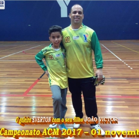 4º CAMPEONATO DE FUTSAL DA ACM - 2017 - ATLÉTICO NACIONAL - CAMPEÃO